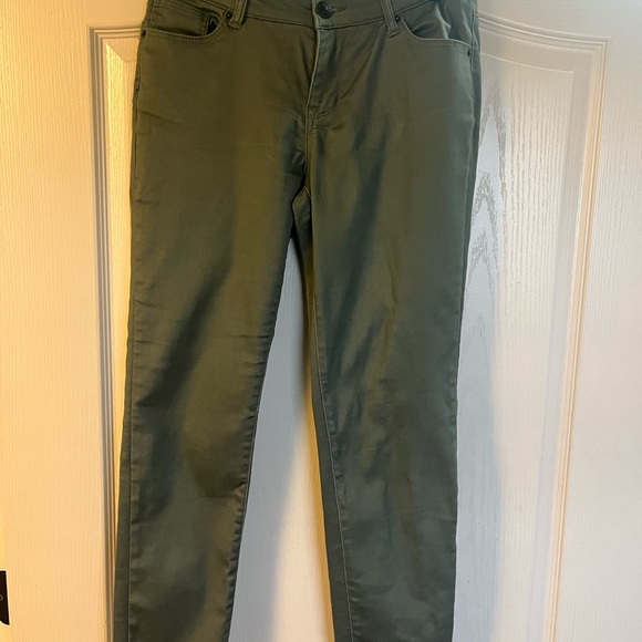 Ladies Sage Green Super Skinny Jean - Picture 1 of 4